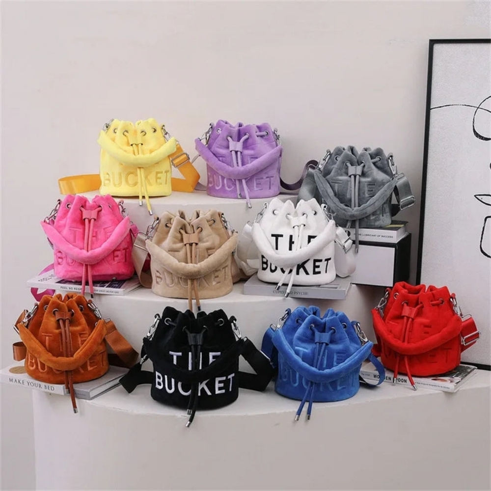 YELLOW BUCKET BAG